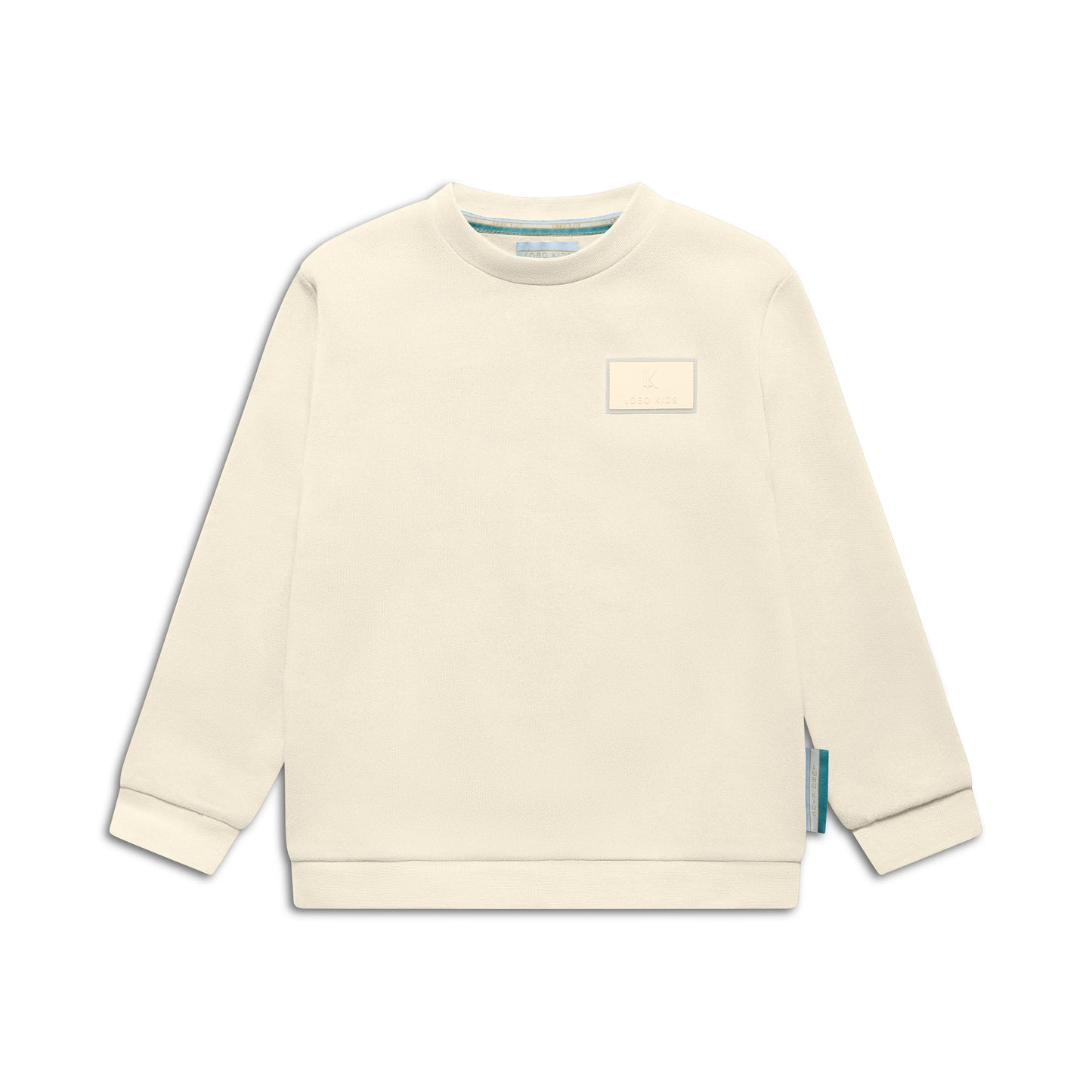 Boys' sweatshirt with signature patch