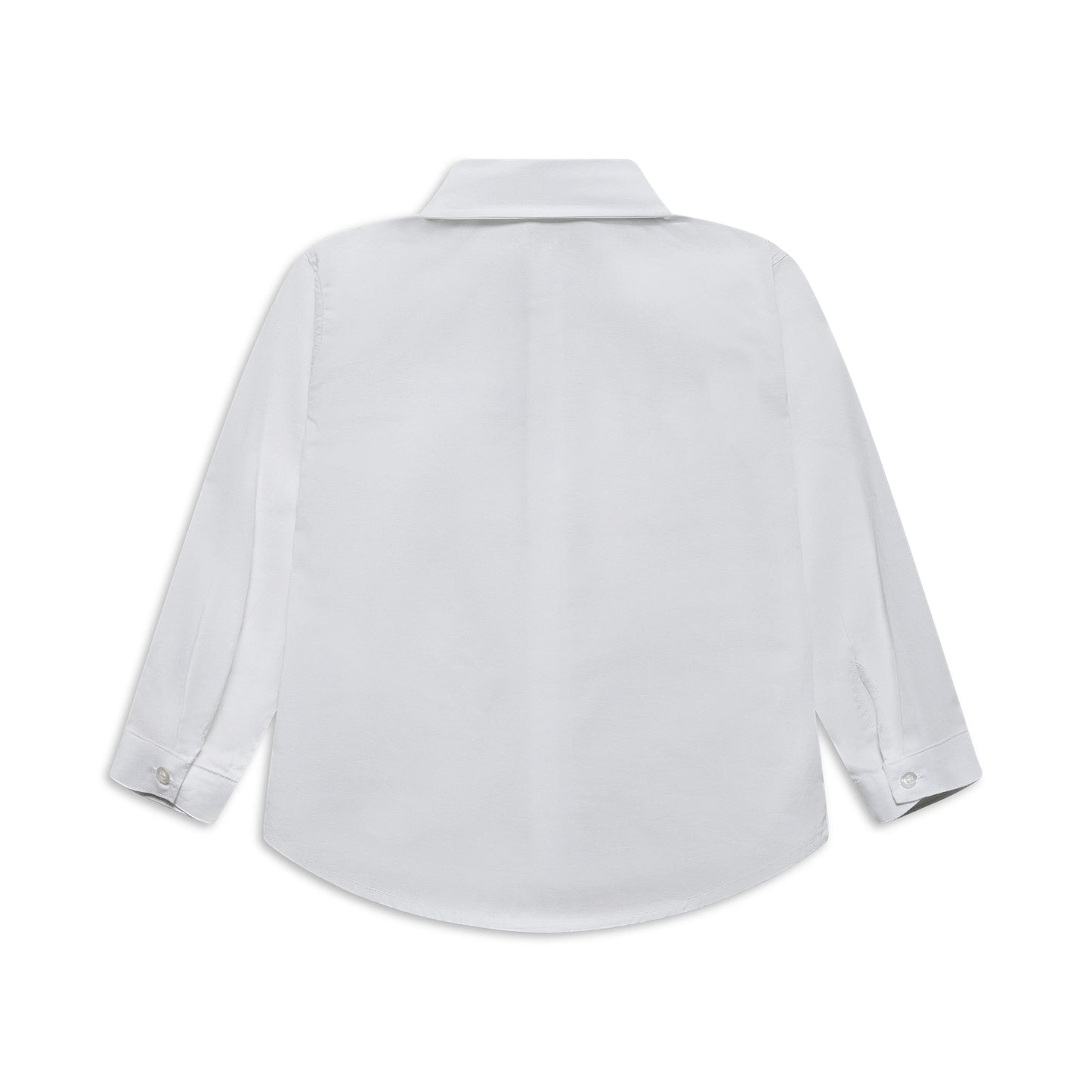 Boys' cotton shirt with jacquard placket