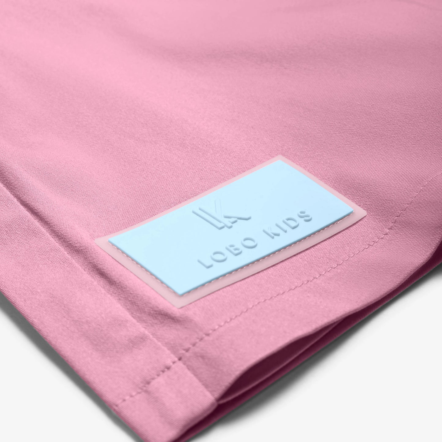 Cotton skort with box pleats and signature patch