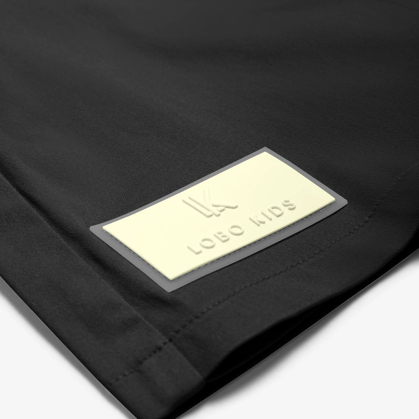Cotton skort with box pleats and signature patch