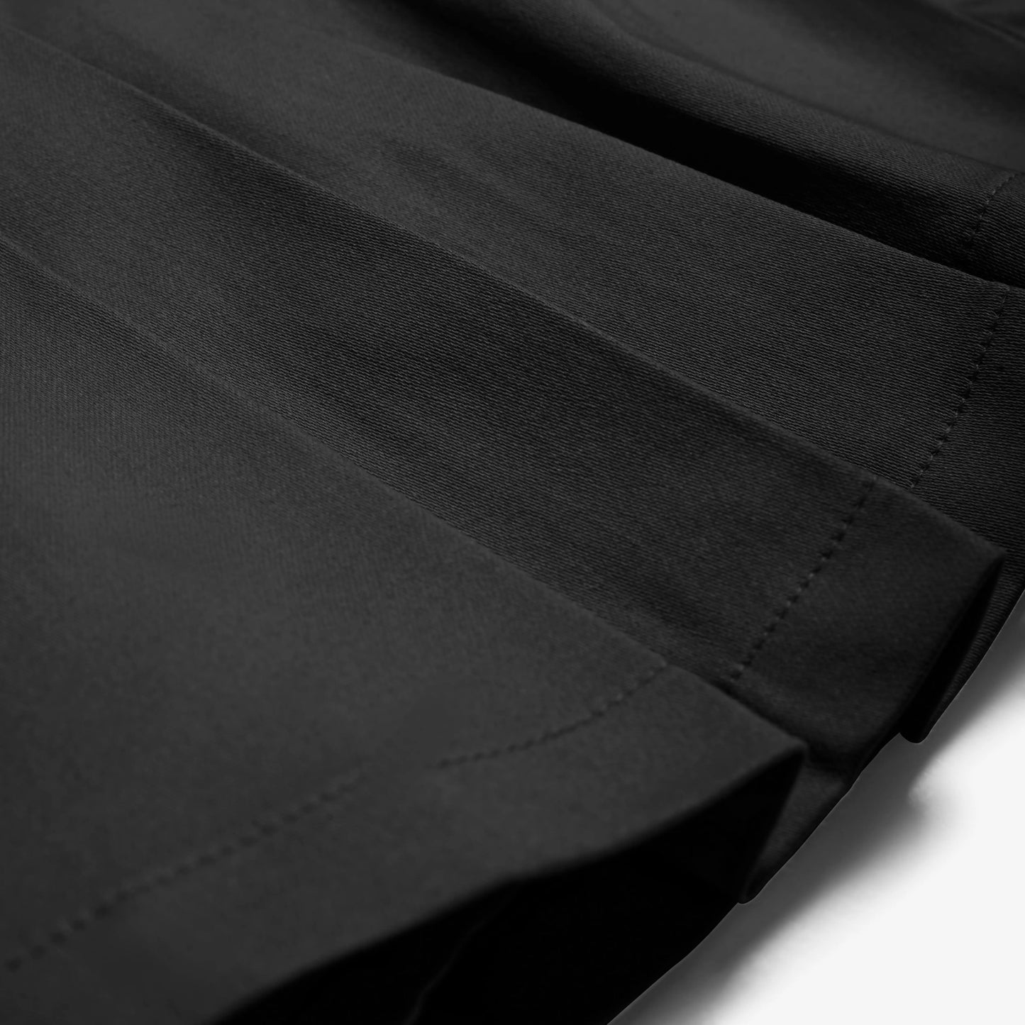 Hosenrock aus Baumwolle mit Kellerfalten und Signature-Patch