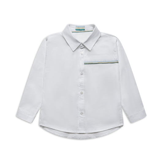 Boys' cotton shirt in signature style