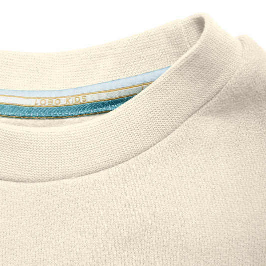 Boys' sweatshirt with signature patch