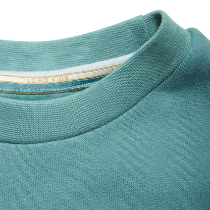 Boys' sweatshirt with signature patch
