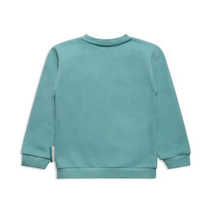 Boys' sweatshirt with signature patch