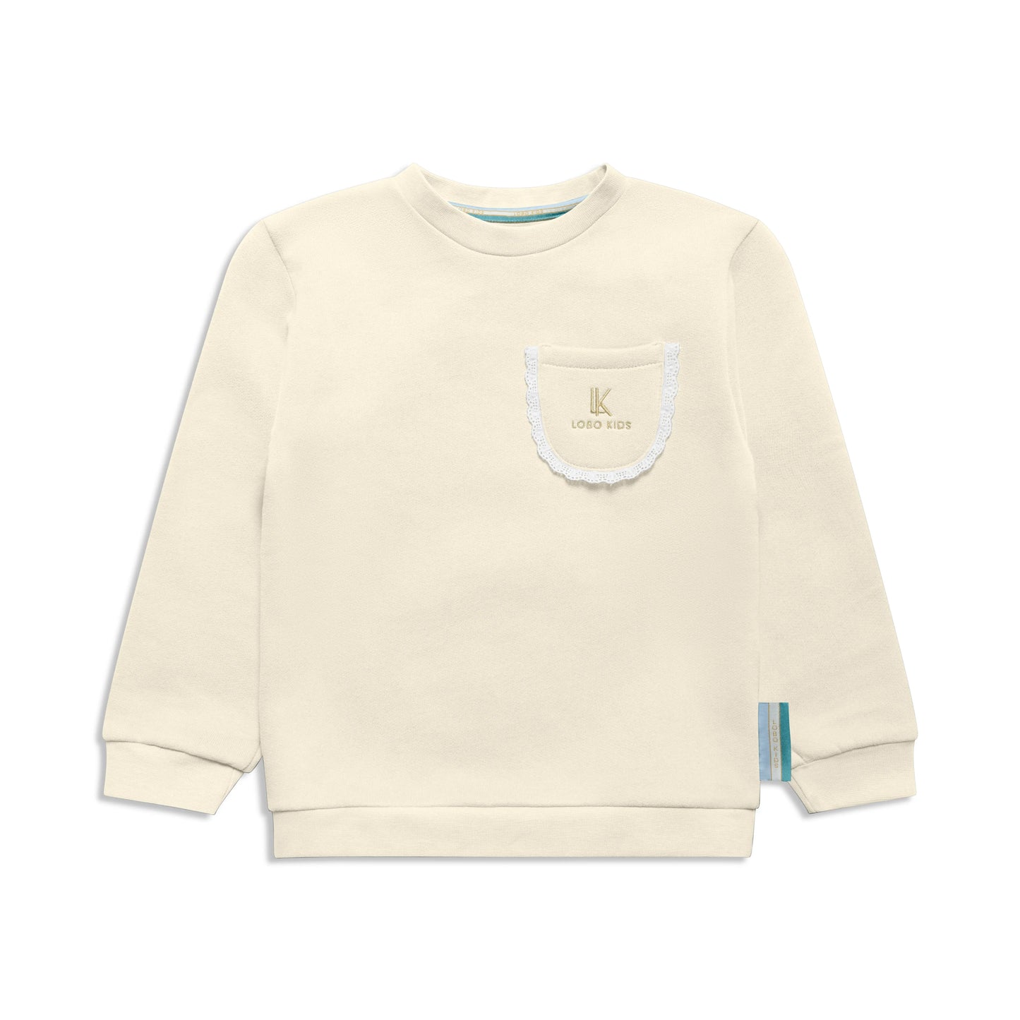 Mädchen Sweatshirt mit verzierter Brusttasche