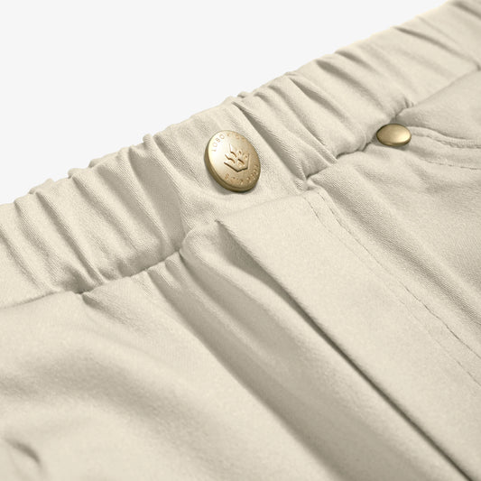 Children's cotton trousers with elastic waistband
