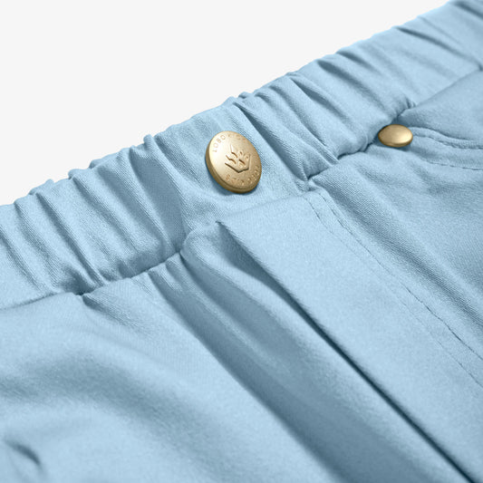 Children's cotton trousers with elastic waistband