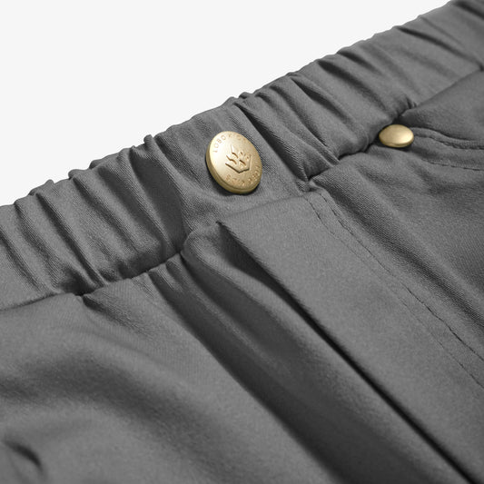 Children's cotton trousers with elastic waistband