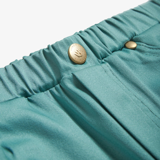 Children's cotton trousers with elastic waistband
