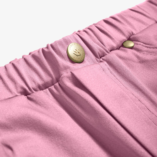 Children's cotton trousers with elastic waistband