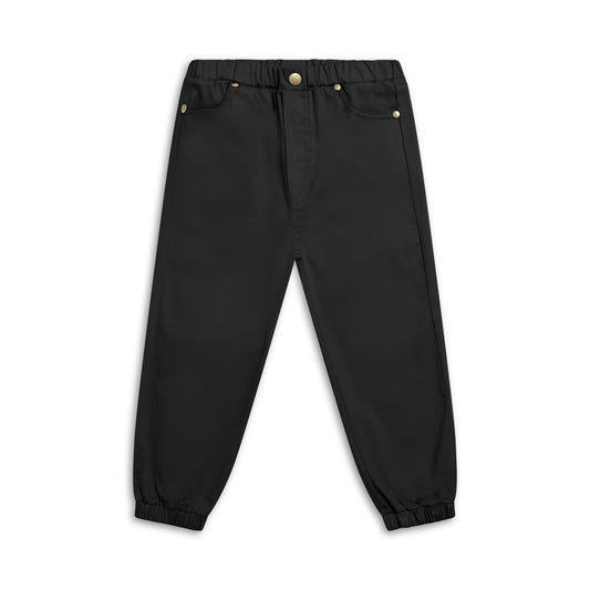 Children's cotton trousers with elastic waistband